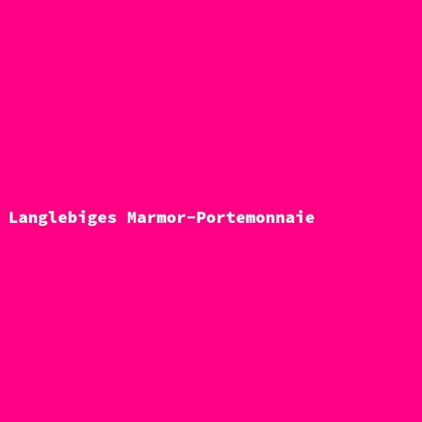 Langlebiges Marmor-Portemonnaie