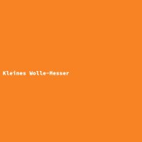 Kleines Wolle-Messer