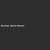 Kleines Wolle-Messer