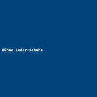 Kühne Leder-Schuhe