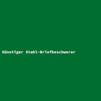 Günstiger Stahl-Briefbeschwerer