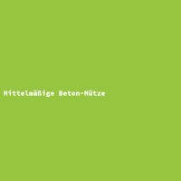 Mittelmäßige Beton-Mütze