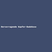 Hervorragende Kupfer-Badehose