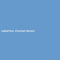 Lebhaftes Elastan-Messer
