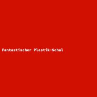 Fantastischer Plastik-Schal