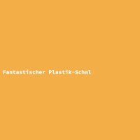 Fantastischer Plastik-Schal