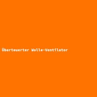 Überteuerter Wolle-Ventilator