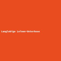 Langlebige Leinen-Unterhose