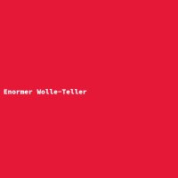 Enormer Wolle-Teller