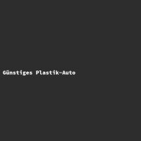 Günstiges Plastik-Auto