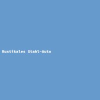 Rustikales Stahl-Auto