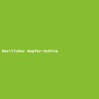 Herrlicher Kupfer-Schirm