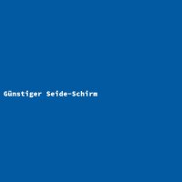 Günstiger Seide-Schirm