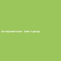 Aerodynamischer Samt-Laptop
